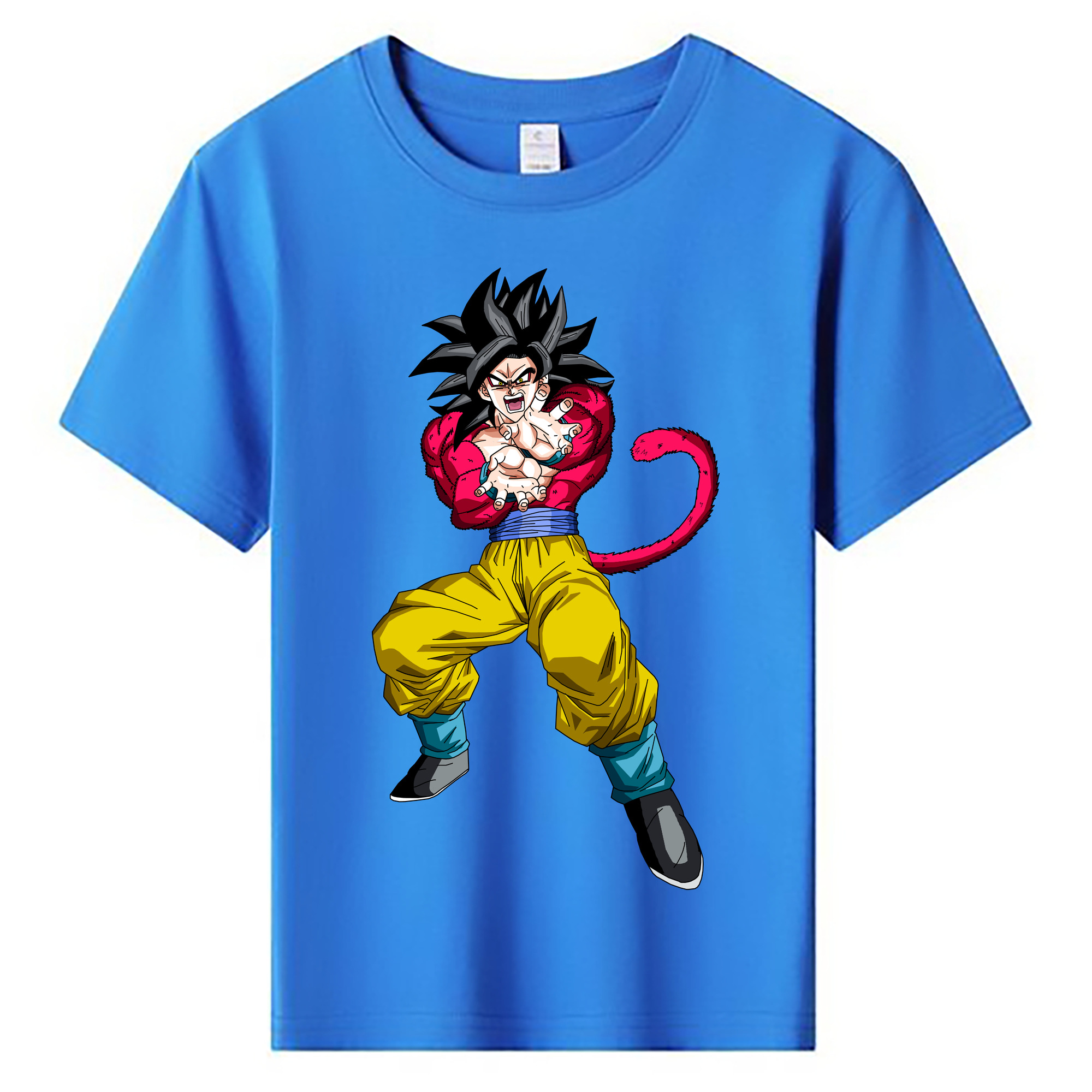 （画像用） ドラゴンボール 孫悟空（そん ごくう）Son Goku カカロット DRAGON BALL Kakarotto 綿100％キッズTシャツ（フロントプリント）